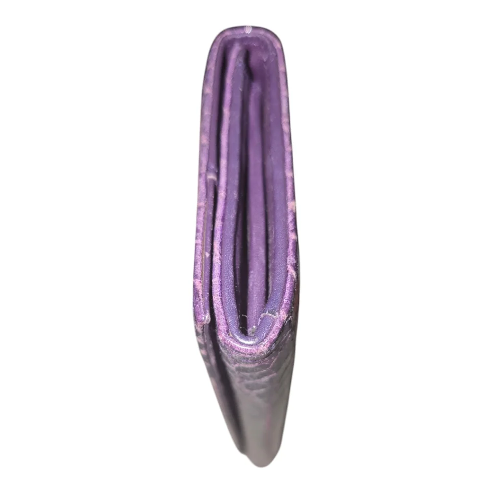 Miu Miu crocodile embossed EUC with tags purple - Picture 13 of 14